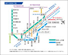 神戸地下鉄路線図