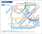 横浜地下鉄路線図
