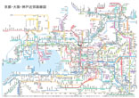 東京・横浜・千葉鉄道路線図