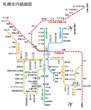 札幌路線図